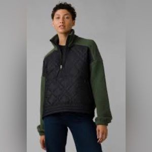 NWT Prana Glen Ivy Pullover in Green, size M